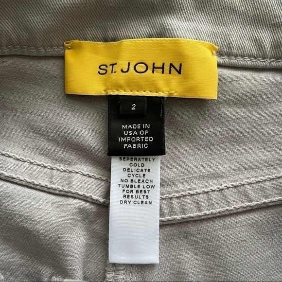 𝅺ST. John Grey Mid-rise Straight Leg Jeans 2 - Picture 5 of 7